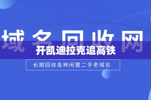 开凯迪拉克追高铁