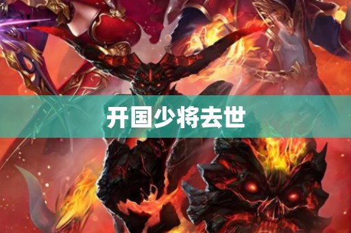 开国少将去世