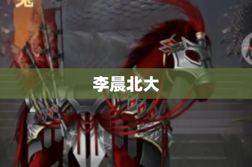 李晨北大