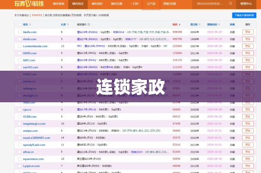 连锁家政