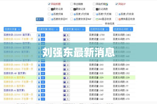 刘强东最新消息