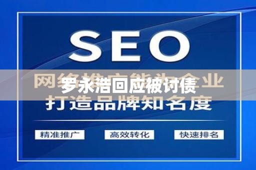 罗永浩回应被讨债