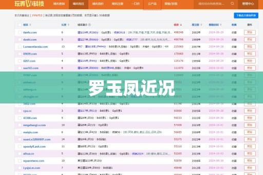 罗玉凤近况