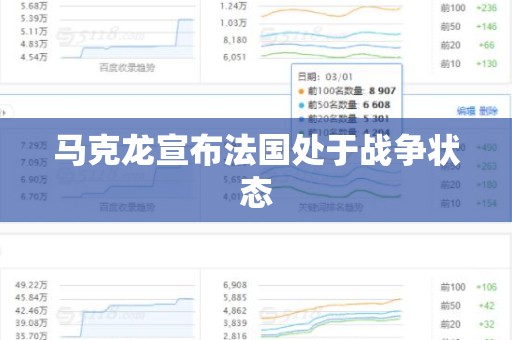马克龙宣布法国处于战争状态