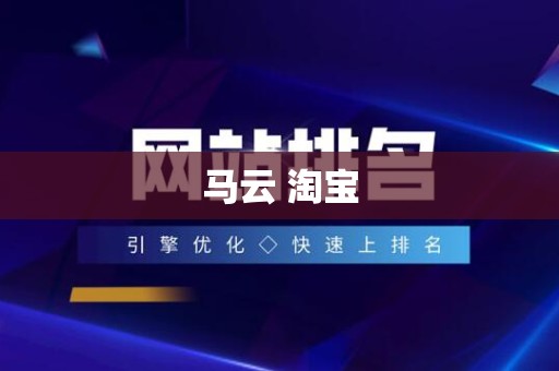 马云 淘宝