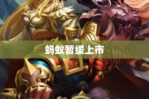 蚂蚁暂缓上市