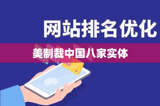 美制裁中国八家实体