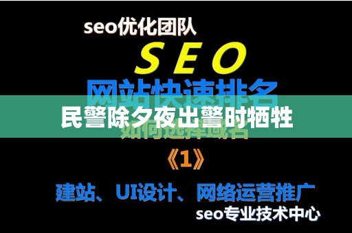 民警除夕夜出警时牺牲