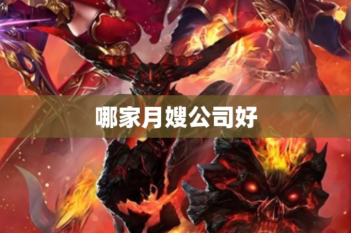 哪家月嫂公司好
