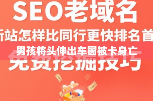 男孩将头伸出车窗被卡身亡