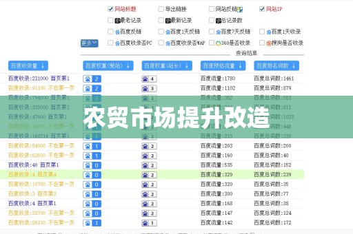 农贸市场提升改造