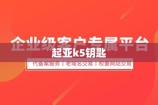 起亚k5钥匙