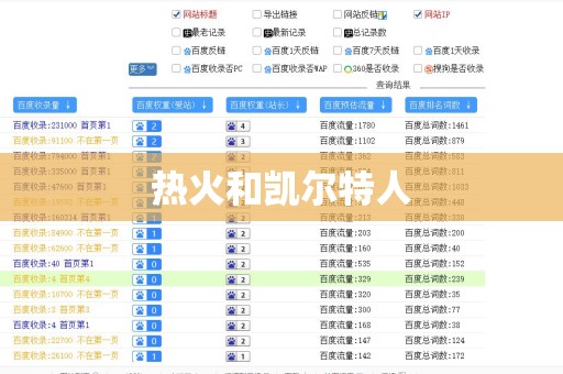 热火和凯尔特人