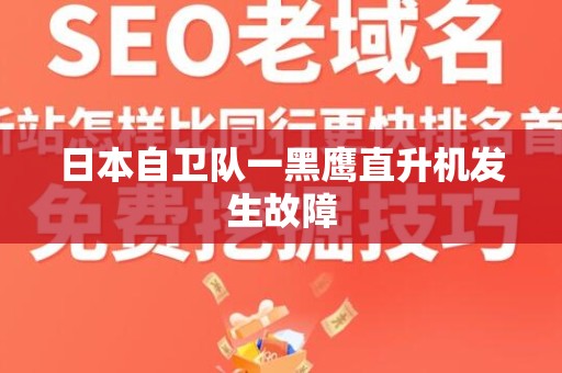 日本自卫队一黑鹰直升机发生故障
