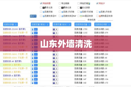 山东外墙清洗
