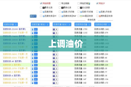 上调油价